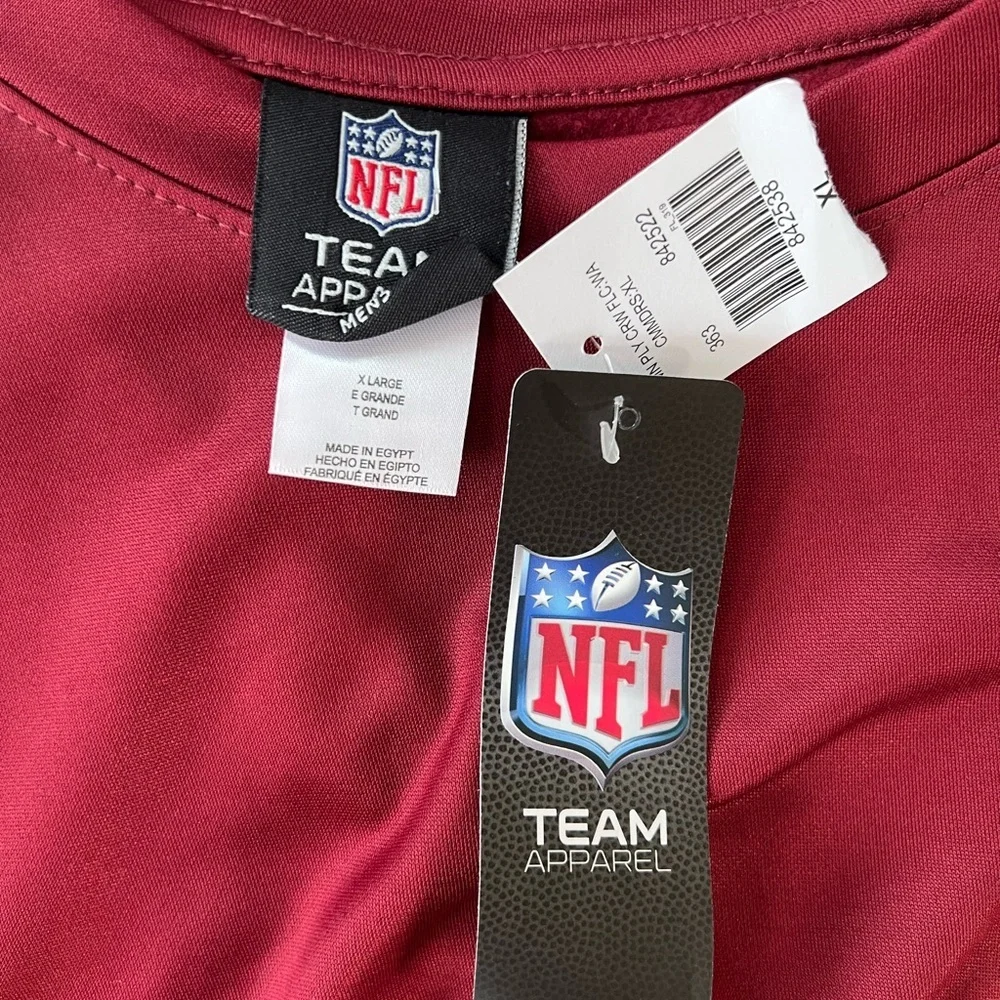 NWT RARE NFL Commanders ‘Combine Training’ Performance Pullover Sweatshirt, XL - Picture 5 of 9